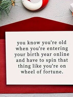 Funny Birthday Card - Wheel of Fortune
